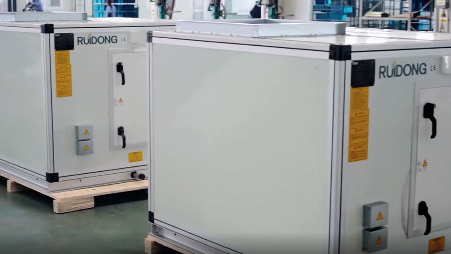 Unidad de tratamiento de aire horizontal